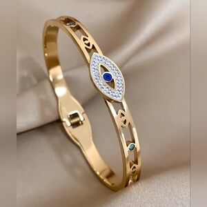 18k Evil Eye | Bangle| Bracelet